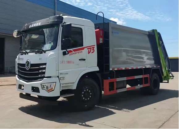 东风专底，13方压缩垃圾车