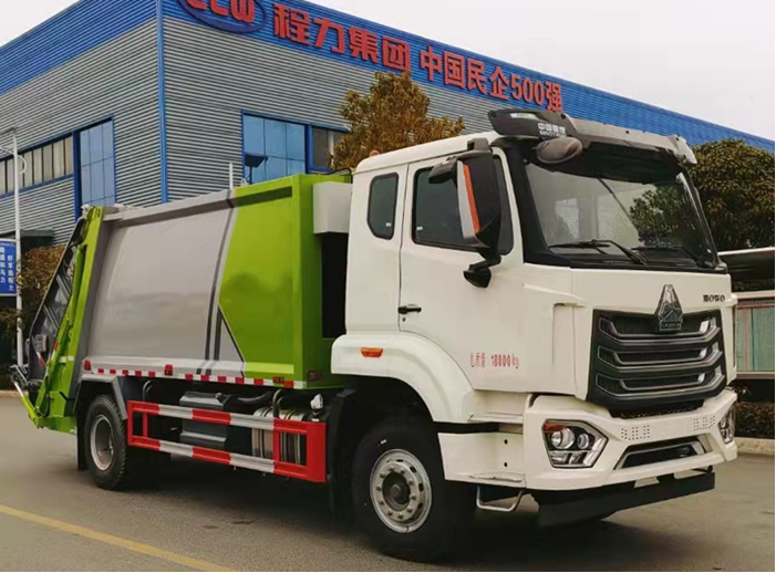 重汽豪沃14方压缩垃圾车