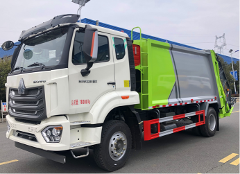 重汽豪沃14方压缩垃圾车